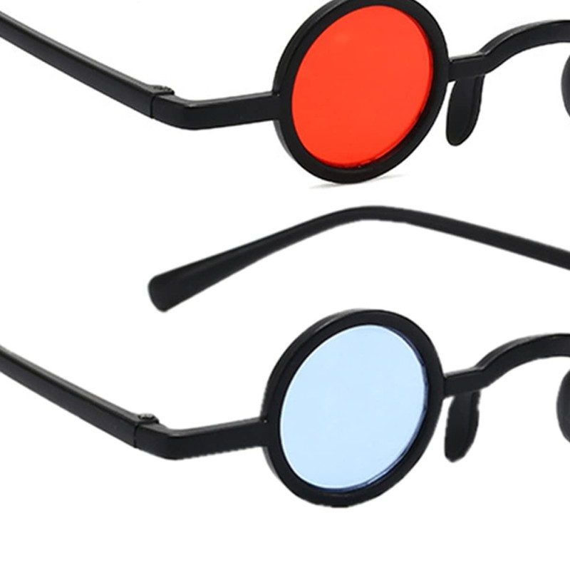SAFIGLE 2pairs Retro Funny Sunglasses for Men Women Decor Glasses