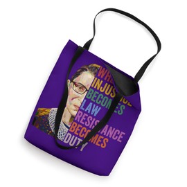 When Injustice Becomes Law Resistance Becomes Duty Tote Bag