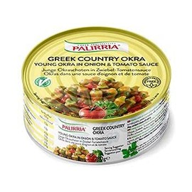 Palirria Greek Stuffed Grape Leaves, Sweet&spicy Dolmas, Greek Gigant Beans, Greek Okra Pack of 4