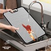 Titanium Cutting Board Double-Sided, Diamond-Patterned Meat & Vegetable Chopping Board