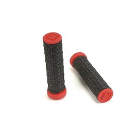 Torc1 Racing 2500-0204 Enduro ATV Black/Red Dual Compound Grip with Grip Glue for MB/WC/BMX Bikes