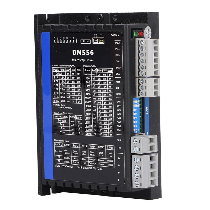 Digital Stepper Driver 2 Phase Stepper Motor Controller 8 Level