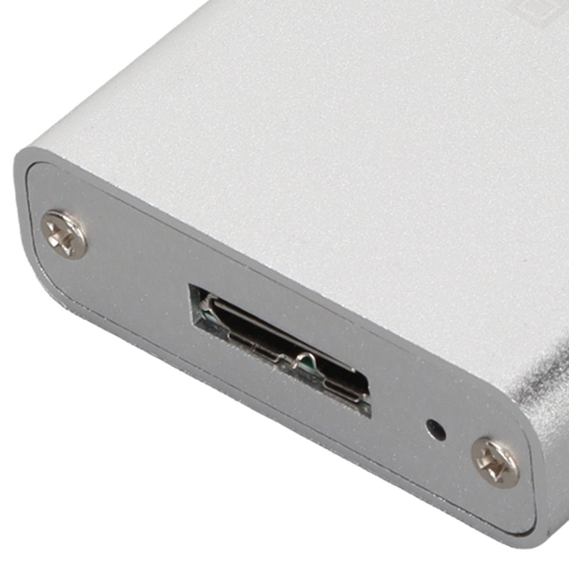 MSATA to USB 3.0 SSD Enclosure Adapter 6Gbps Transfer Rate