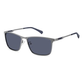 POLAROID Men's PLD 2159/G/S/X Sunglasses, Dark Ruthenium, 44