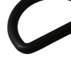 Emptty 20PCS Black Multi-Purpose Plastic 2.5cm D Ring D Shaped