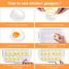 2-Layer Deviled Egg Containers with Lid for 36 Eggs