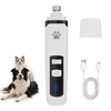 LEMULEGU Low Noise Pet Nail Grinder with Light,2-Speed Rechargeble Pet