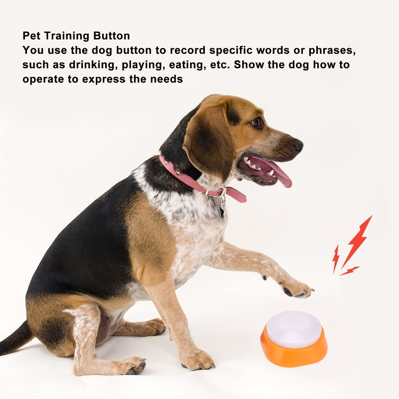 4pcs Voice Recording Button 30 Seconds Recordable Facilitates Communication Pet
