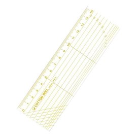 Gold Turtle Industry LH430102-2 Quilting Scale, 5.9 inches (15 cm), Yellow