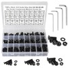 FandWay Pack of 720 M3 M4 M5 M6 Countersunk Bolts,
