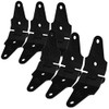 6X Transglobal Black Hinges (Roll Center, 2" Width) Works with
