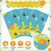 4 Pcs Cartoon Dog Tablecloth Disposable Mysterious Car Hippie Daisy