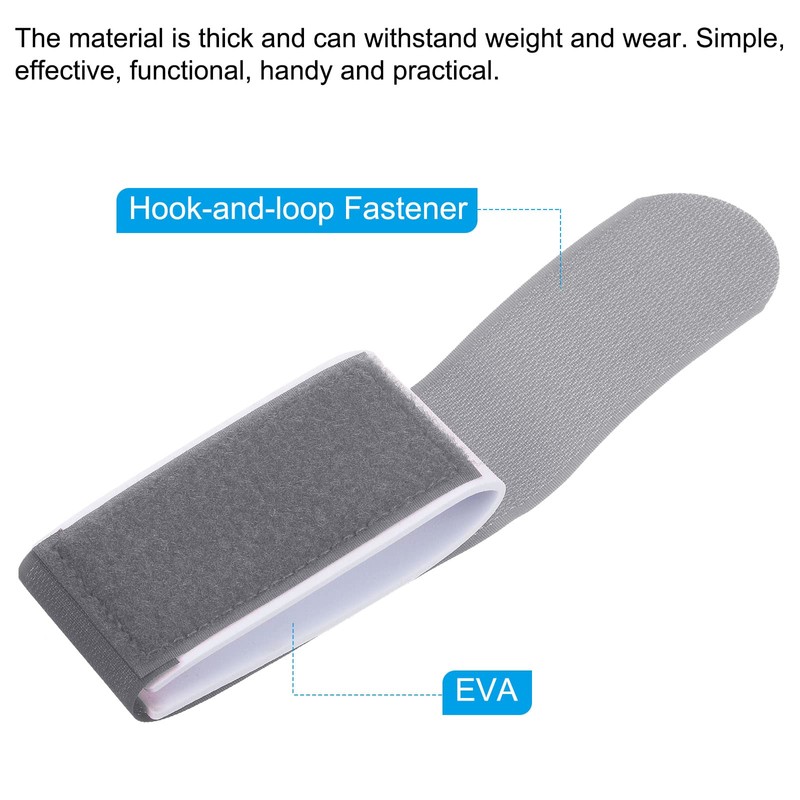 PATIKIL 45cmx5.5cm Ski Strap Fasteners, 4 Pack Adjustable Carrier Strap