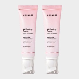 Cosnori 코스노리톤업크림 화이트닝드레스 부드럽운화사함 1+1 Cosnori Tone Up Cream Whitening Dress Soft Radiance 1+1 [50ml + 2 pieces]