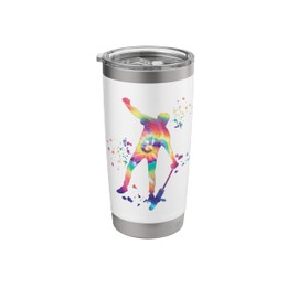 Unicyclist Unicycling Unicycler Colorsplash Unicycle Stainless Steel Insulated Tumbler