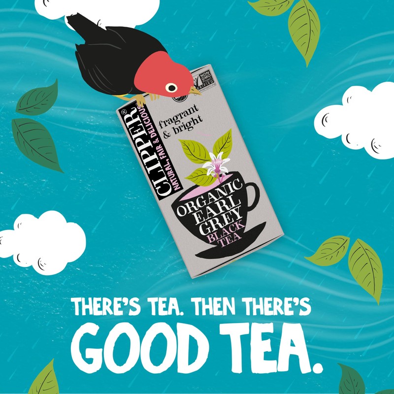 Clipper Tea, Earl Grey, Organic Tea with Citrus Begamot, Plant