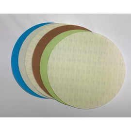 SIGNI Aluminum Oxide (ALO) Lapping Microfinishing Film 5 inch (PSA) 6 Sheets Variety Pack (1,3, 9, 15, 30 and 40 microns)