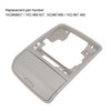Grey Car Inner Sun Glasses Holder Case with Bracket Frame