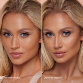 Charlotte Tilbury Hollywood Varita de Contorno Líquida - Barra de Contorno de Fácil Uso y Bronceador Líquido para Esculpir y Dar Forma - Deja un Acaba