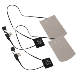 VGEBY 1 Pair of Socks Heating Pad USB Electric Foot Heating Pad Socks Heating Film Winter Warm Outdoor Sports for Men and Women