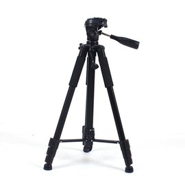 REFLEX CAMERA Lightweight Aluminum Tripod Stand 55cm to 170cm | 4kg Load Capacity | Adjustable 4-Section Legs | Bubble Level | Non-Slip Feet | Table-Top & Travel Camera Mount for DSLR & Video