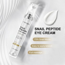 MrCuvaryas Under Eye Cream for Dark Circles And Puffy Eyes, Snail Peptide Energetic Eye Roll-On 360° Massage
