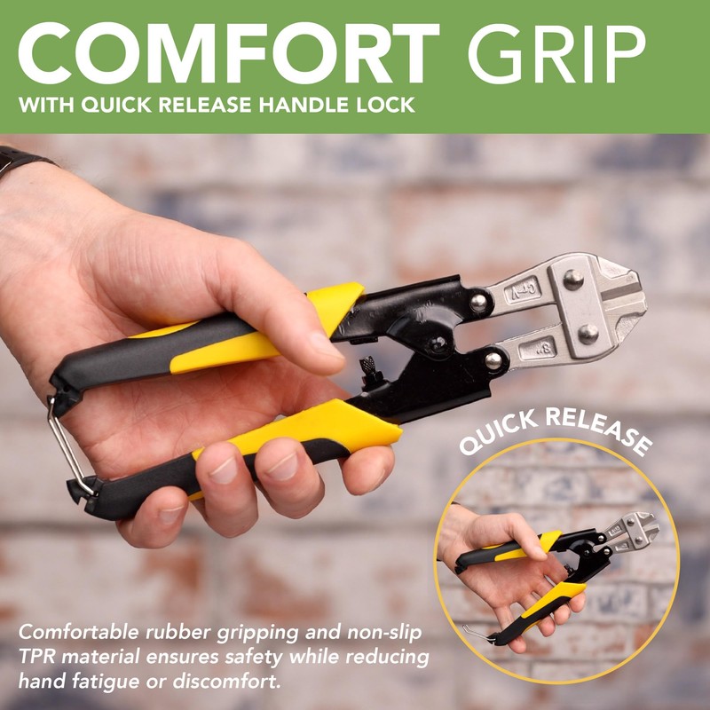 BLOSTM Mini Bolt Cutters 8" - Heavy Duty Small Wire