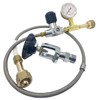 SUPER Deluxe Oxygen Transfill Hose Adaptor with valve and bleed