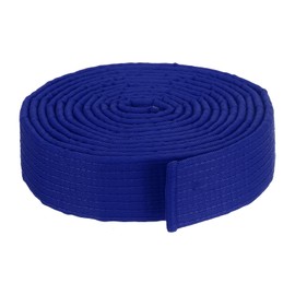PATIKIL Taekwondo Colored Ranking Belt 1.6" x11.2Ft 3.4m, Cotton Martial Arts Judo Karate Belt for Coach Teaching Practice, Blue