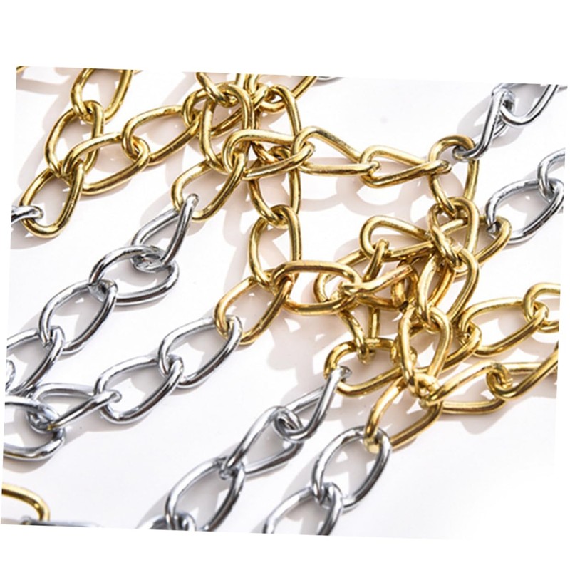 KICHOUSE Practical Basketball Net Pocket Iron Chain Net for Home