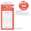 MAGDEPO 3X Bookmark Magnifying Card Pocket Size Plastic Fresnel Lens