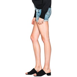 Silver Jeans Co. Women's Boyfriend Mid Rise Short, Light Wash Sjl268, 33