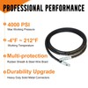Corretic Pressure Washer Whip Hose 8 FT x 3/8 Inch,