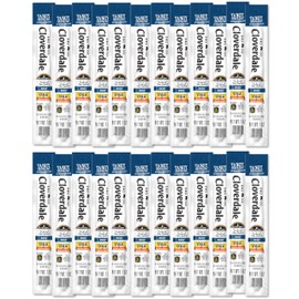 Cloverdale Tangy Snackers Beef Summer Sausage Stick 1 Ounce, 24 Pack – Individually Wrapped Summer Sausage Beef Sticks, Soft Bite Meat Sticks
