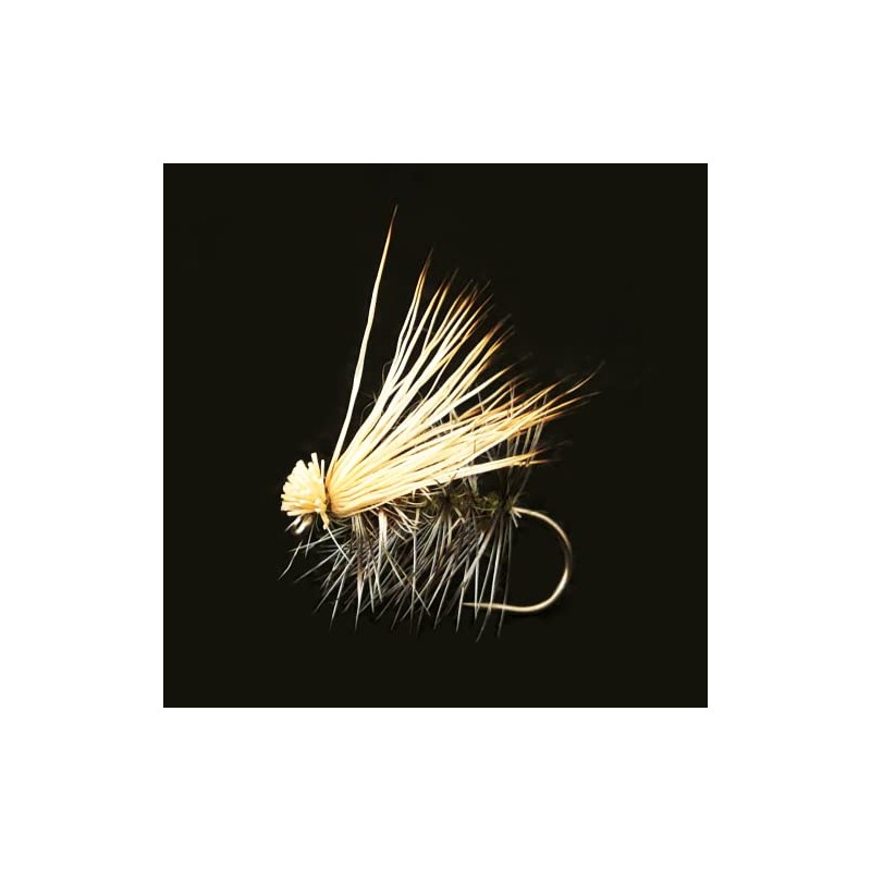 river peak Elk Hair Cadiz (Bleach) Barbless by Domestic Proteyer