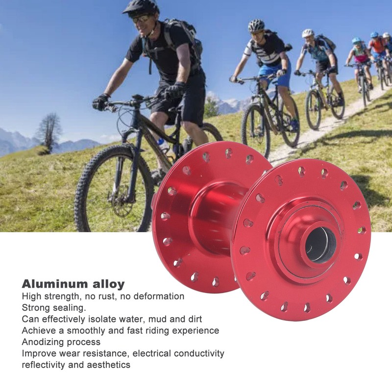 32 Hole Mountain Bike Hub 4 Bearing 15x110mm High Accuracy