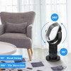 Portable Bladeless Tower Fan, 10 Speeds Settings, 10-Hour Timing Closure,