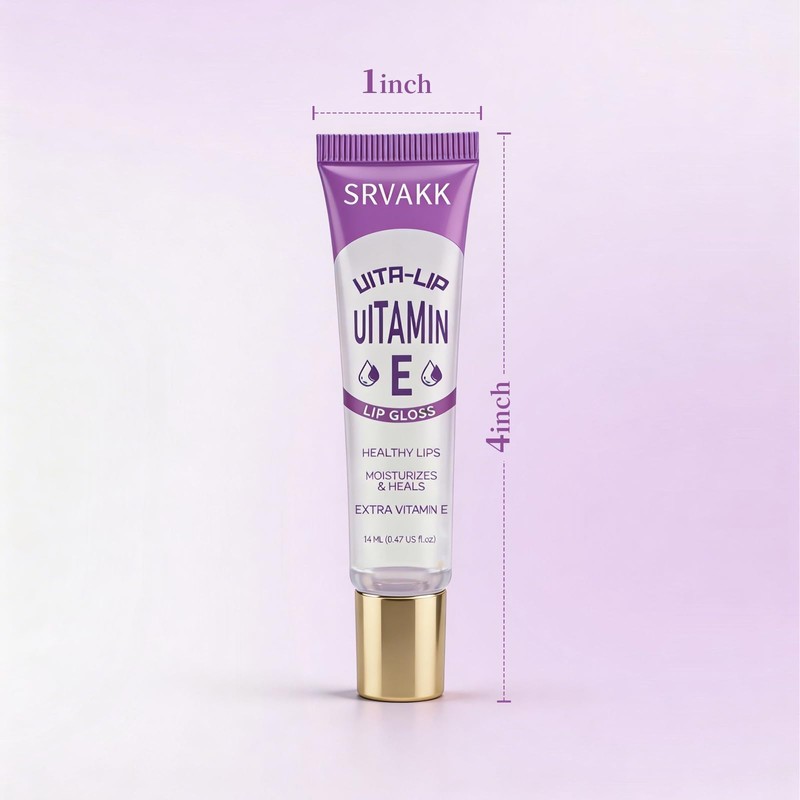 Vita-Lip Gloss 8-Piece Set, Hydrating High Shine Finish, with Argan,
