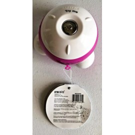 HoMedics Galaxy Mini Massager Hand Held Battery Operated Pink Tripod Style