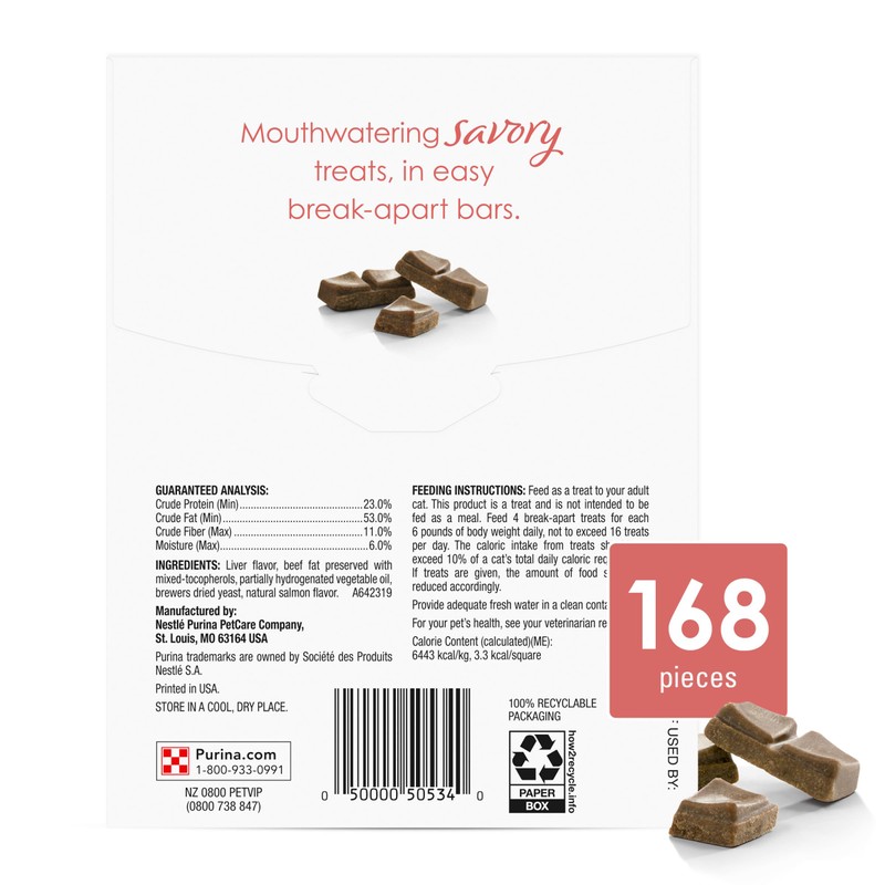Purina Fancy Feast Limited Ingredient Cat Treats, Savory Cravings Salmon