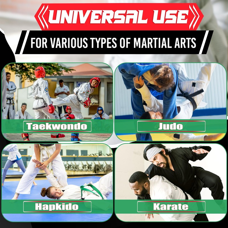 MYCRITEE Taekwondo Uniform Belt for Women - 86.6" Judo Belt