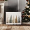 JWVK Ty-You-037 Prints Winter Christmas Pine Tree Framed Wall Art