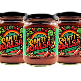 Santi's Salsa Cantina Style, 16oz (3 Jars)