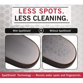 Delta Faucet 134441 Providence, Bath Hardware Accessory 24" Glass Shelf, SpotShield Venetian Bronze