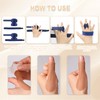 Pluvyze 8 Pcs Fingerschiene Fingerbandage Fingerschiene Ringfinger Zeigefinger Finger Schiene