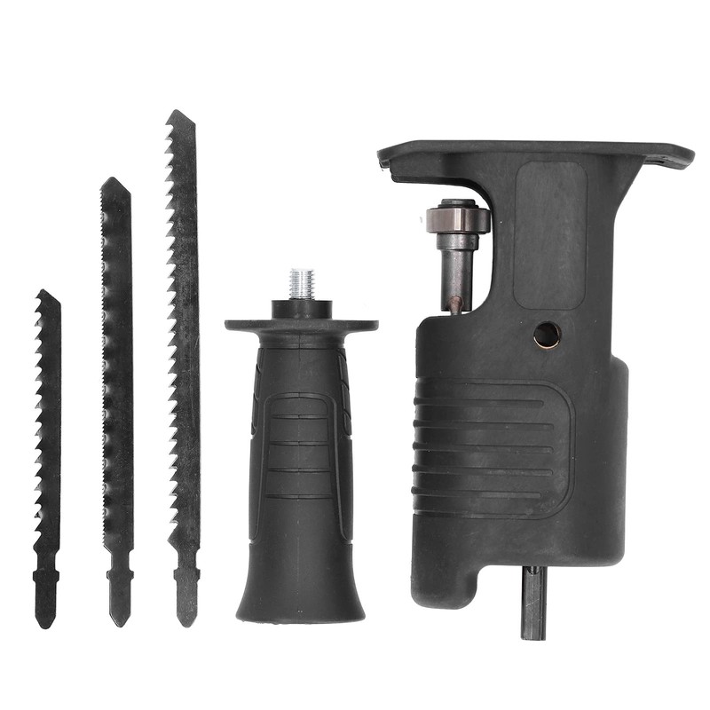 Electric Reciprocating Saw Kit, Cordless Drill Portable Jigsaw Adapter with
