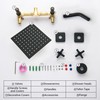 GUOYINDONG 2 Handle Shower Faucet Set, Matte Black Two Handle