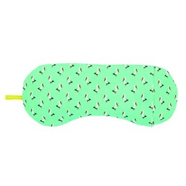 Natural Materials Hinyari with the Power of Salt Warm with the Power of Mung Beans Salt Eye Pillow Pelican Green 8.3 x 3.5 x Thickness 0.4 inches (21 x 9 x 1 cm) Relaxing with the scent of lavender