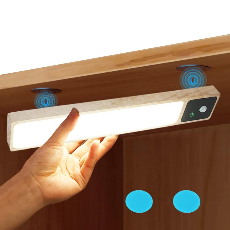 35 LED Motion Sensor Cabinet Light Rechargeable Night Light Touch