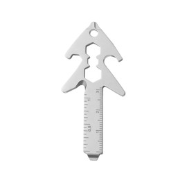 Eikovia 10 In 1 Bottle Opener Keychain,Keychains Multitool,Keychain Bottle Opener,Key Hook, Rope Cutter, Screwdriver, Metric Ruler, Wrench,Universal Backpack Tool,Silver